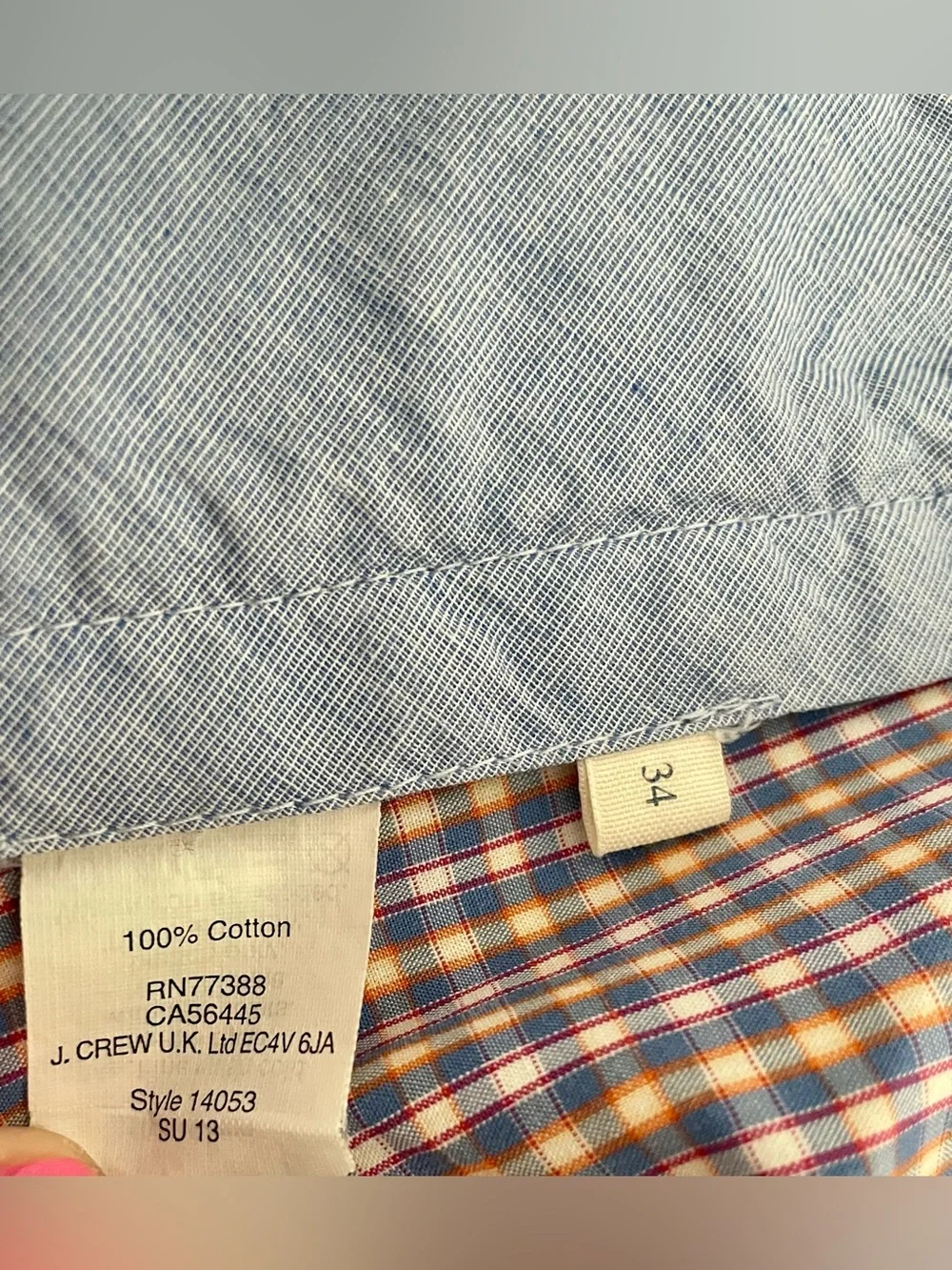 🫒 J. Crew Checked Flat-Front Shorts 🫒